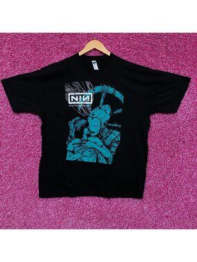 Nine Inch Nails 2005 With Teeth Tour Poster Rock Band T-Shirt XL